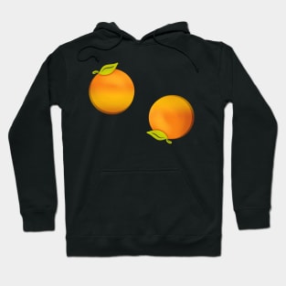 Orange Pattern Hoodie